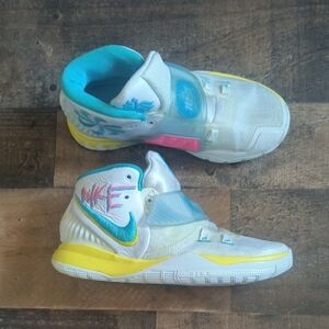 Nike Kids Sneakers - White, Yellow, Blue